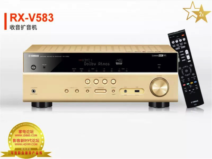 获奖信息：家电论坛与HD199论坛联手打造：2017-2018年度影音推荐产品奖