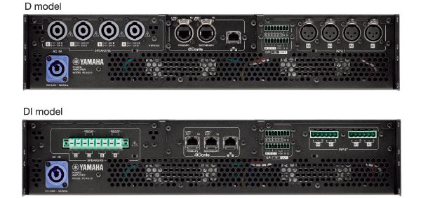 新型网络功放PC系列D/DI型号：通过集成强大的矩阵功能和Dante连接方式，提供高灵活性和可扩展性